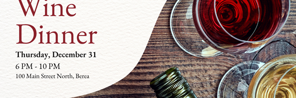 New Year's Eve Wine Dinner